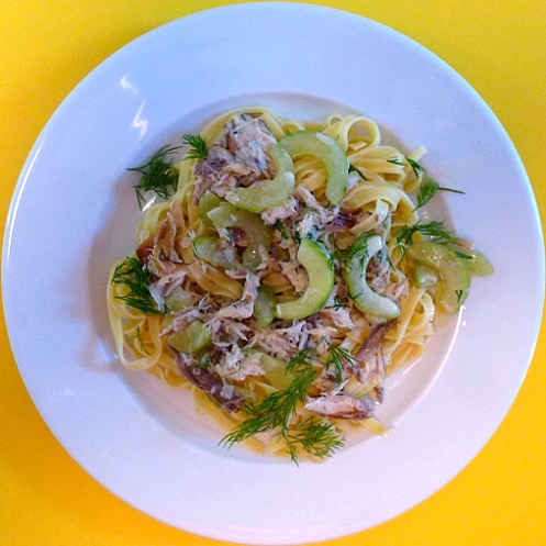tagliatelle-makrelen-gurken