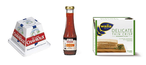 Ziegenfrischkäse mit HSC Sauce