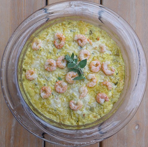 Curry-Risotto-Gratin