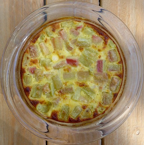 Rhabarber Gratin