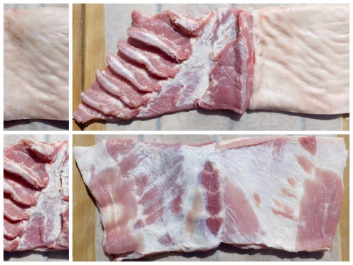 Schweinebauch Collage