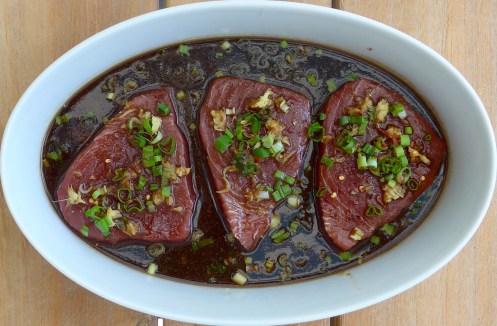 Thunfisch mariniert