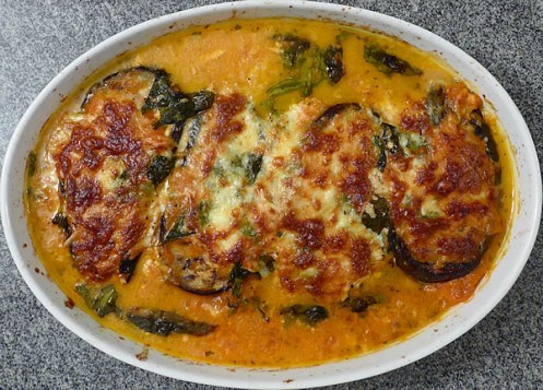 Melanzana parmigiana Gratin